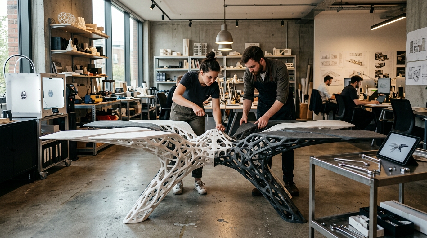 Parametric Voronoi Dining Table Kit
