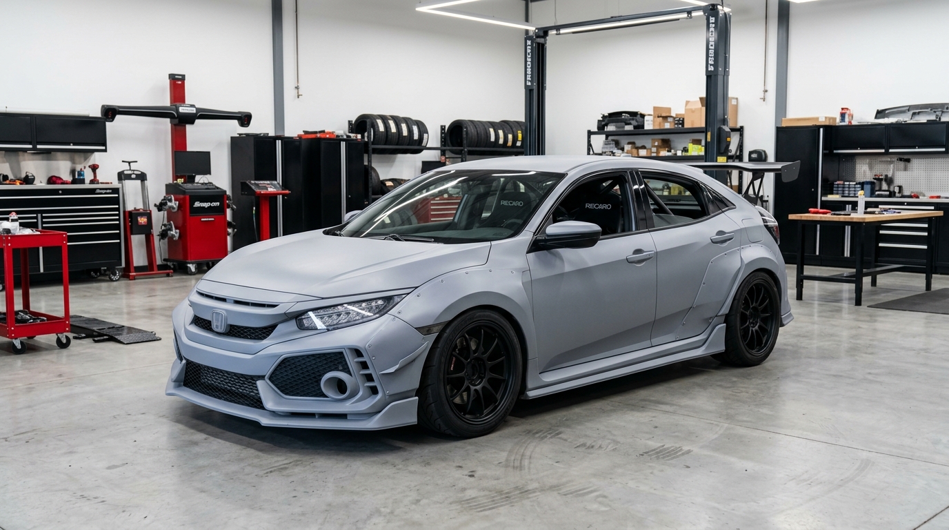 Honda Civic Hatchback Custom 3D Printed Body Kit
